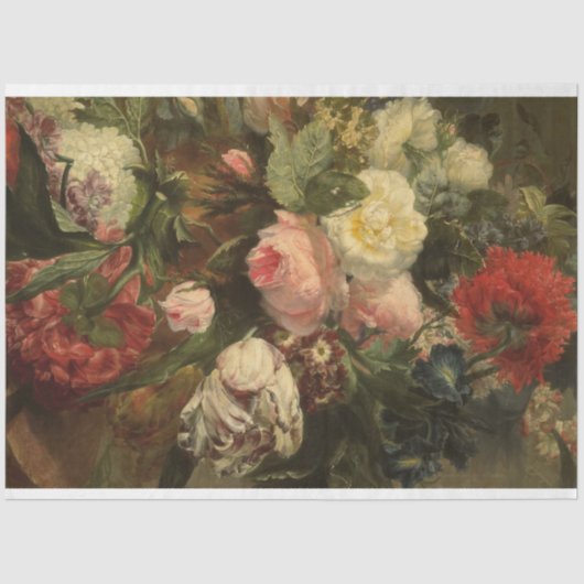 Fine Art Floral Decouapge Paper Tissuepapier (Voorkant)