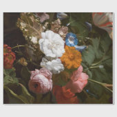 Fine Art Floral Decoupage Poster Cadeaupapier (Vlak)