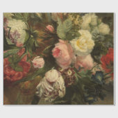 Fine Art Floral Decoupage Poster Cadeaupapier (Vlak)