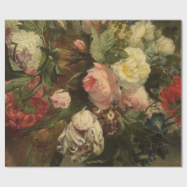 Fine Art Floral Decoupage Poster Cadeaupapier