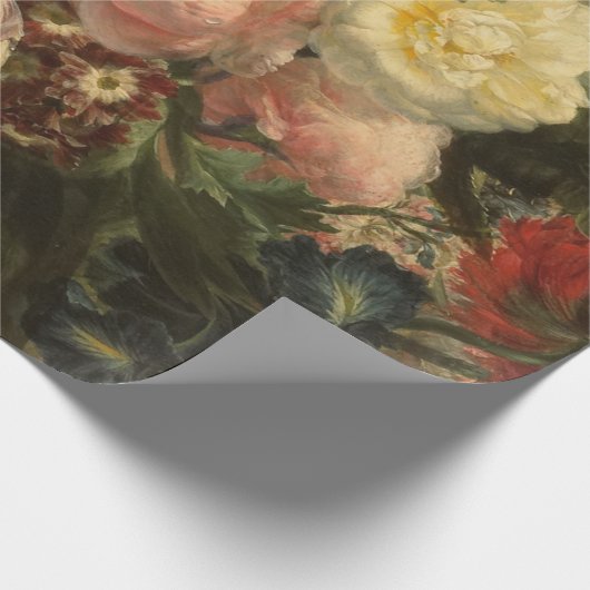 Fine Art Floral Decoupage Poster Cadeaupapier (Hoek)