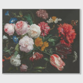 Fine Art Floral Decoupage Poster Cadeaupapier (Vlak)