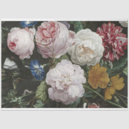 Fine Art Floral-ontkoppelingspagina Tissuepapier