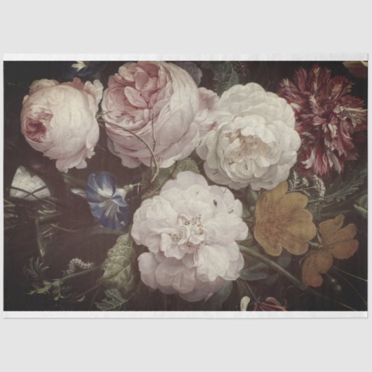 Fine Art Floral-ontkoppelingspagina Tissuepapier (Voorkant)