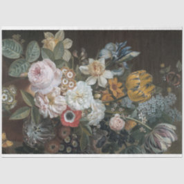 Fine Art Floral-ontkoppelingspagina Tissuepapier
