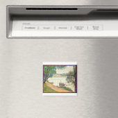 Fine Art Grey Weather door Georges Seurat Magneet (Insitu (Vaatwasser))