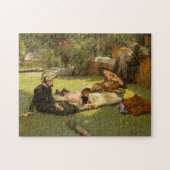 Fine Art in Full Sunlight - James Tissot schildere Legpuzzel (Horizontaal)
