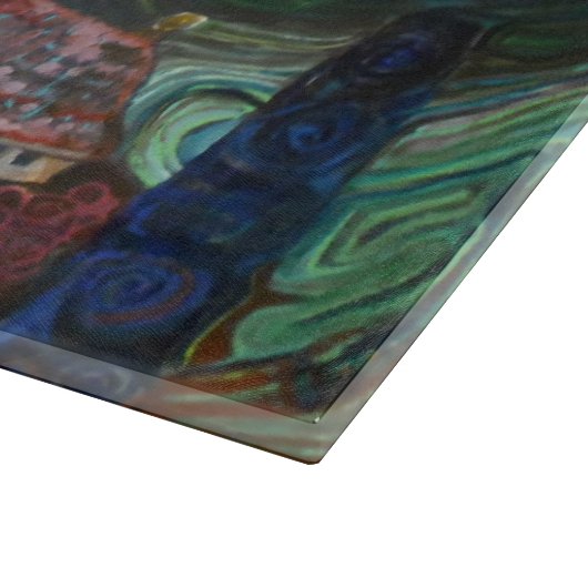 Fine art inspired by Hundertwasser Snijplank (Hoek)