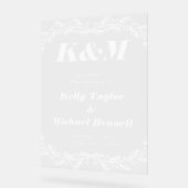  Fine Art Inspired Wedding Signage Acryl Bord (Hoek)