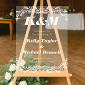  Fine Art Inspired Wedding Signage Acryl Bord