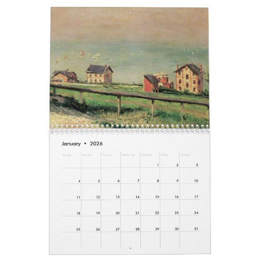 Fine Art Kalender Landschappen en zeegezicht (Jan 2026)