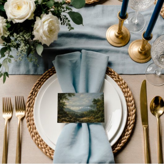Fine Art Landscape Wedding Romantic blue Plaatskaartje
