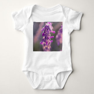 Fine Art Lavender Flower Paars Baby Onsie Romper