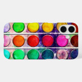Fine art leuke kleurrijke verfkleurvak Case-Mate iPhone case (Achterkant (horizontaal))