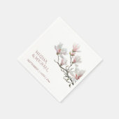 Fine Art Magnolia Wedding  Servet (Hoek)