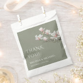 Fine Art Magnolia Wedding Thank You Bedankzakje (Geknipt)