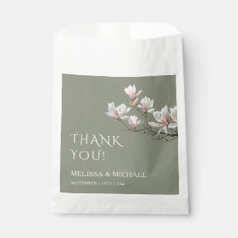 Fine Art Magnolia Wedding Thank You Bedankzakje