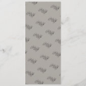 Fine Art Minimalist Botanical Wedding Menu (Achterkant)