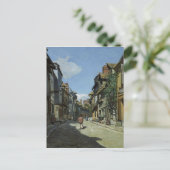 Fine Art Monet Rue de la Bavole Honfleur Briefkaart (Staand voorkant)