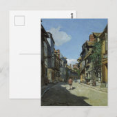 Fine Art Monet Rue de la Bavole Honfleur Briefkaart (Voorkant / Achterkant)
