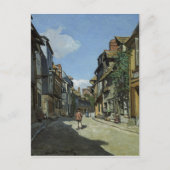 Fine Art Monet Rue de la Bavole Honfleur Briefkaart (Voorkant)