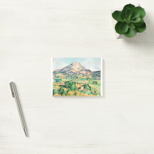Fine Art Mont Sainte-Victoire van Paul Cézanne Post-it® Notes (Kantoor)