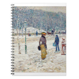 Fine Art New York Street (1902) van Frederick Hass Notitieboek