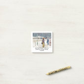 Fine Art New York Street (1902) van Frederick Hass Post-it® Notes (Op bureau)