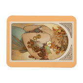 Fine Art Nouveau Jugendstil Alfons Mucha fruit Magneet (Horizontaal)