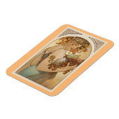 Fine Art Nouveau Jugendstil Alfons Mucha fruit Magneet (Linkerzijde)