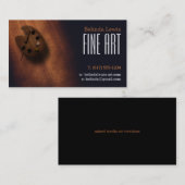 Fine Art | Oil Painter Sepia Visitekaartje (Voorkant / Achterkant)