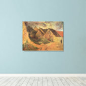 Fine Art Osny Stormy Weather van Paul Gauguin Canvas Afdruk (Insitu (Houten vloer))