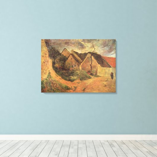 Fine Art Osny Stormy Weather van Paul Gauguin Canvas Afdruk (Insitu (Houten vloer))