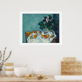 Fine Art Painting Paul Cezanne Still Life Poster (Keuken)