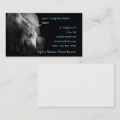 Fine Art Pony Head en Mane Visitekaartje (Voorkant / Achterkant)