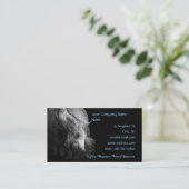 Fine Art Pony Head en Mane Visitekaartje (Staand voorkant)