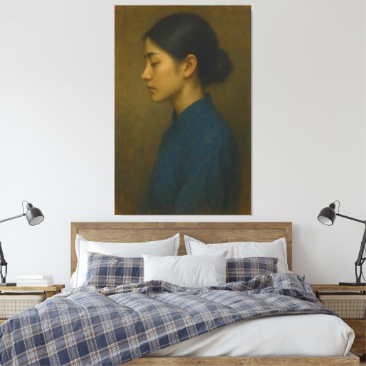 Fine Art Portrait – Museum Grade Collection Canvas Afdruk (Insitu (Slaapkamer))