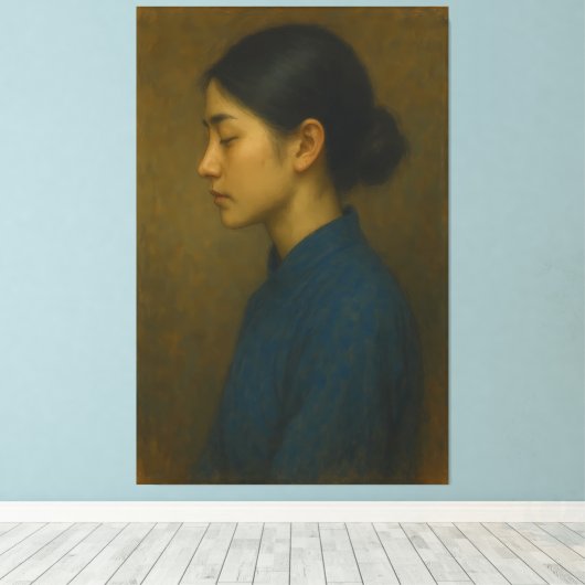 Fine Art Portrait – Museum Grade Collection Canvas Afdruk (Insitu (Houten vloer))
