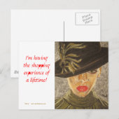 Fine Art Postcard - Shopping Experience Briefkaart (Voorkant / Achterkant)