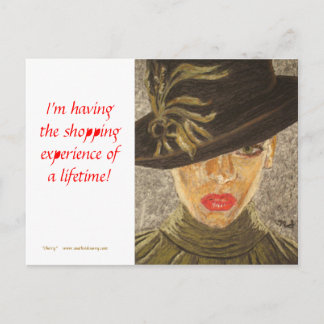 Fine Art Postcard - Shopping Experience Briefkaart