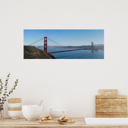 Fine Art Poster Golden Gate Bridge (Keuken)