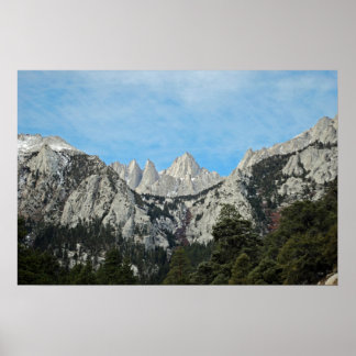 Fine Art Poster Mount Whitney