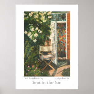 Fine Art Poster of Print - Een stoel in de zon