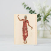 Fine Art ~ Rodin's Cambodja Dancer c1906 Briefkaart (Staand voorkant)