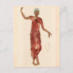 Fine Art ~ Rodin's Cambodja Dancer c1906 Briefkaart