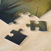 Fine Art Rooster Chicken Boerderij Puzzel Legpuzzel (Zijkant)