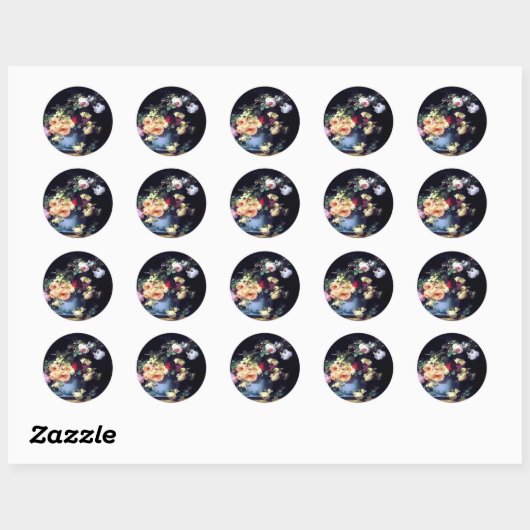 Fine Art Rozen Sticker (Vel)