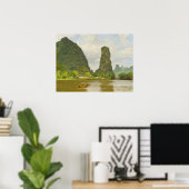 Fine Art Shutong Mountain in Yanshuo Poster (Thuiskantoor)