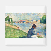 Fine Art-studie van Georges Seurat Magneet (Voorkant)
