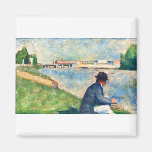 Fine Art-studie van Georges Seurat Magneet (Voorkant)
